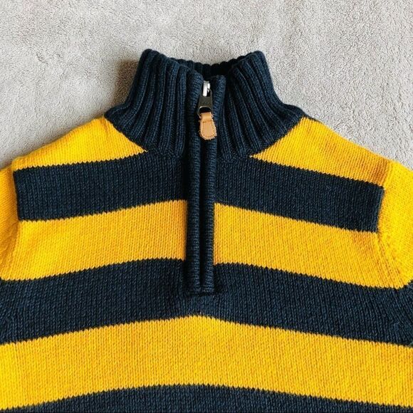 H&M L.O.G.G. Knit sweater w/ half zip mock collar - Picture 2 of 7